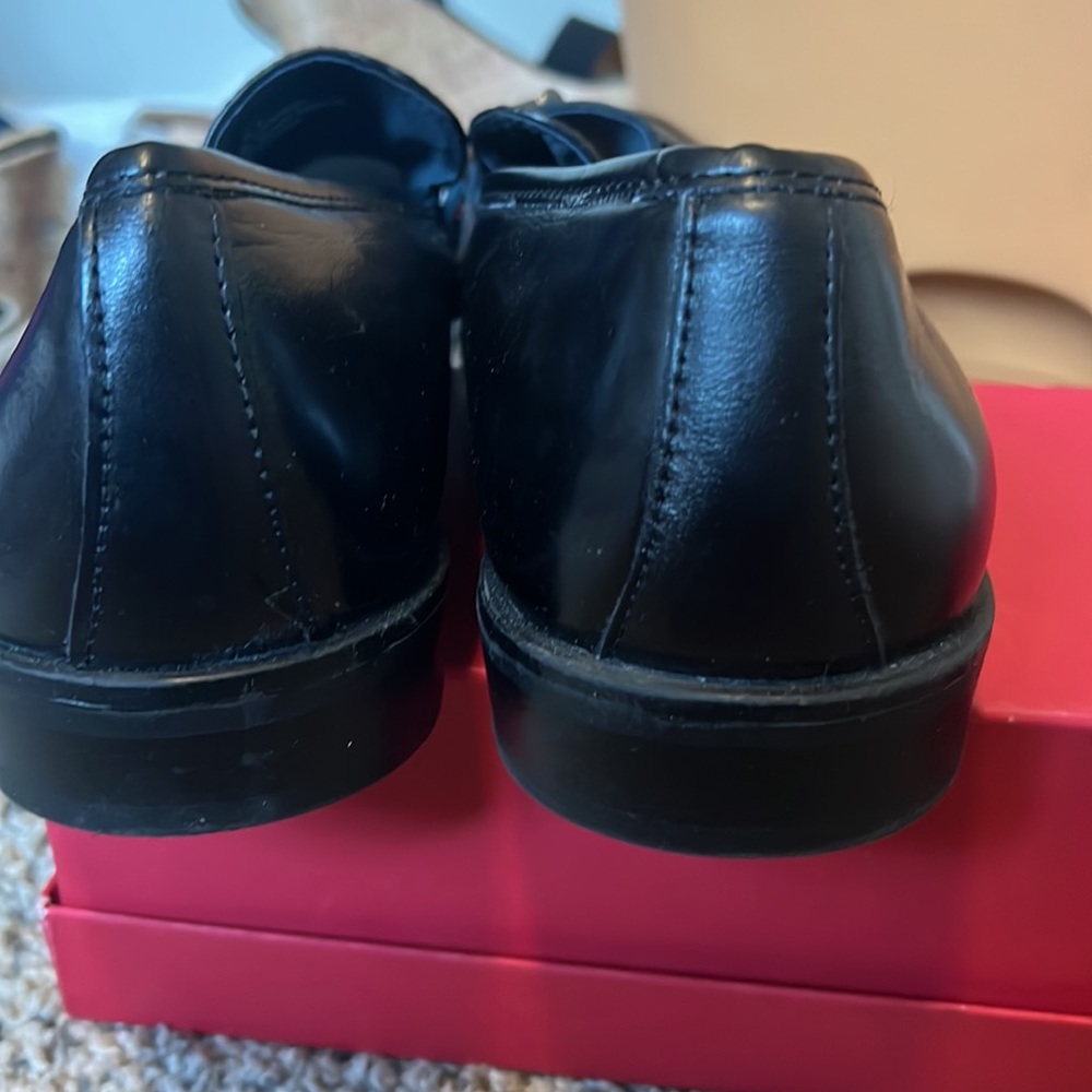 Closet CLEAROUT Loafer STEVE MADDEN dress loafers w silver accent - LIKE NEW 9.5 - Picture 6 of 9